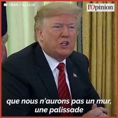 Trump menace de faire durer le shutdown si le mur avec la frontière mexicaine n’est pas financé