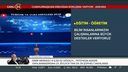 TÜBİTAK ve TÜBA ödül töreni