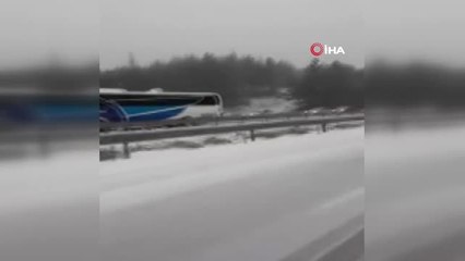 Afyonkarahisar-Kütahya Karayolu Trafiğe Kapandı