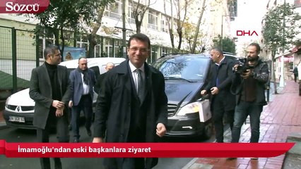 İmamoğlu’ndan eski başkanlara ziyaret