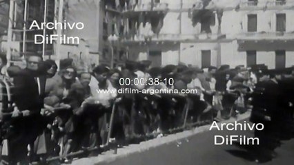 Pilar Franco Bahamonde visita la ciudad de Buenos Aires 1973