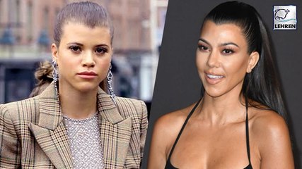 Sofia Richie & Kourtney Kardashian Have Fun At Xmas Party After Bonding Trip