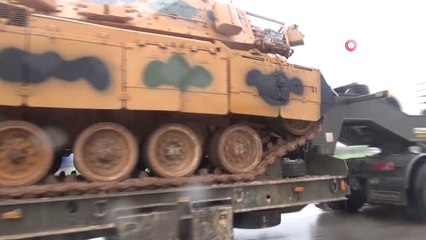 Sağanak Yağmur Altında Münbiç Bölgesine Ztp Sevkiyatı