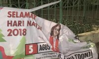 Tina Toon Akui Alat Peraga Kampanye Dirusak