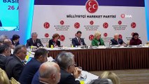 MHP Genel Başkanı Bahçeli: 'Türkiye'de de Cumhurbaşkanlığı Hükümet Sistemi'nin 2023 hedeflerine nasıl yol alacaksa, buna cesaret veren kararlı duruşu sağlayan, FETÖ, PKK. Ortadoğu'da barışı sağlayacak gücü almasını istiyorum. Bu güç alındı
