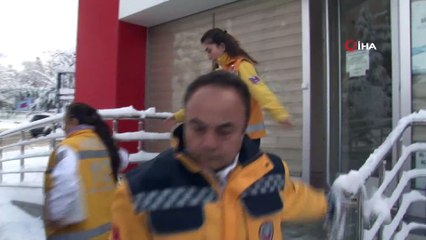 Ankara'nın paletli ambulansları zor şartlar için göreve hazır