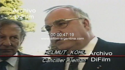 Helmut Kohl en Chile - Opinion de Andres Chadwick - Federico Mekis 1991