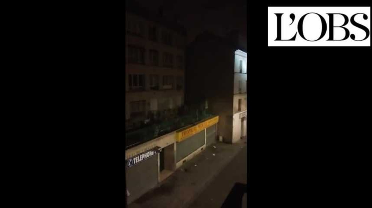 Images exclusives prises de l'immeuble en face de l'assaut, à Saint-Denis