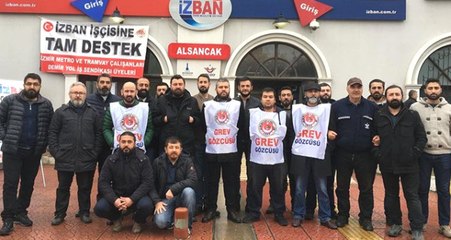 10 Aralık'tan Beri Grevde Olan İZBAN İşçileri Yeni Teklifi Kabul Etmeyerek Greve Devam Etme Kararı Aldı