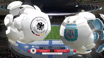 FIFA 14: 2014 FIFA World Cup Brazil Final Match - Germany vs Argentina (2 Players Gameplay)