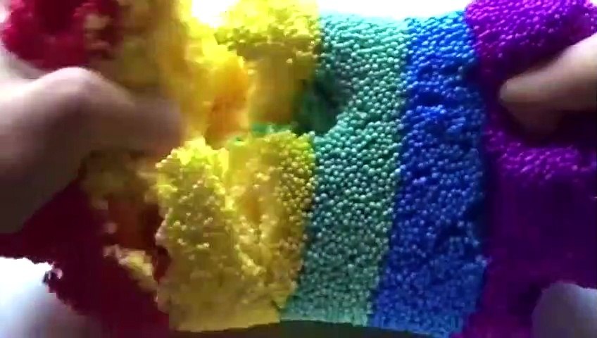 Most Satisfying Slime Video 2018 - Rainbow Slime ASMR #32