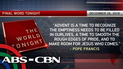 The World Tonight: The Final Word | December 26, 2018