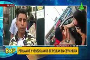 Independencia: pelea de peruanos y extranjeros en cevichería dejó dos heridos