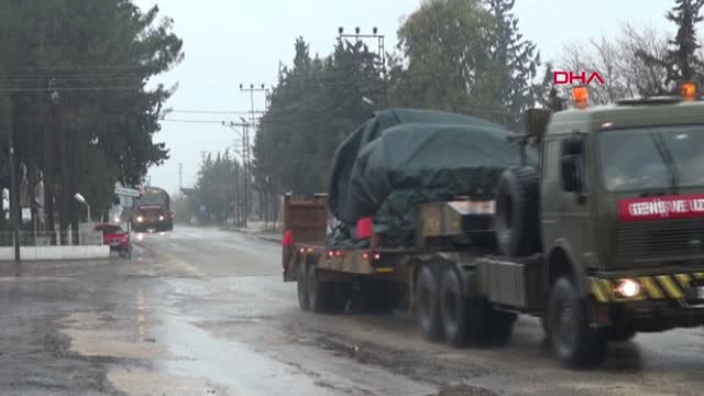 Kilis Üzerinden Menbiç'e Askeri Sevkiyat