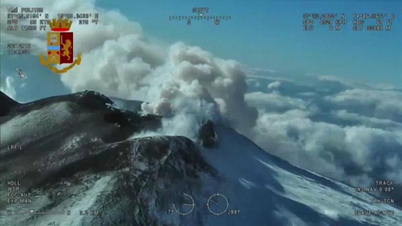 Sizilien: Brodelnder Ätna provoziert Erdbeben