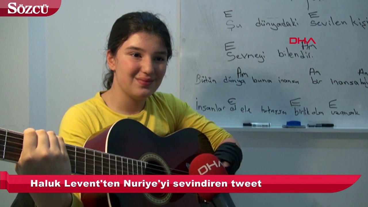 Haluk Levent'ten Nuriye'yi sevindiren tweet