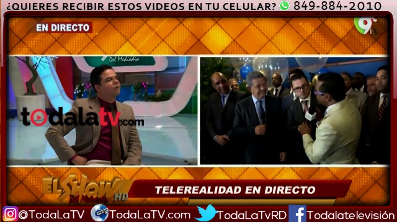 Leonel Fernadez dice va pa la calle!!!!-colorvision-video