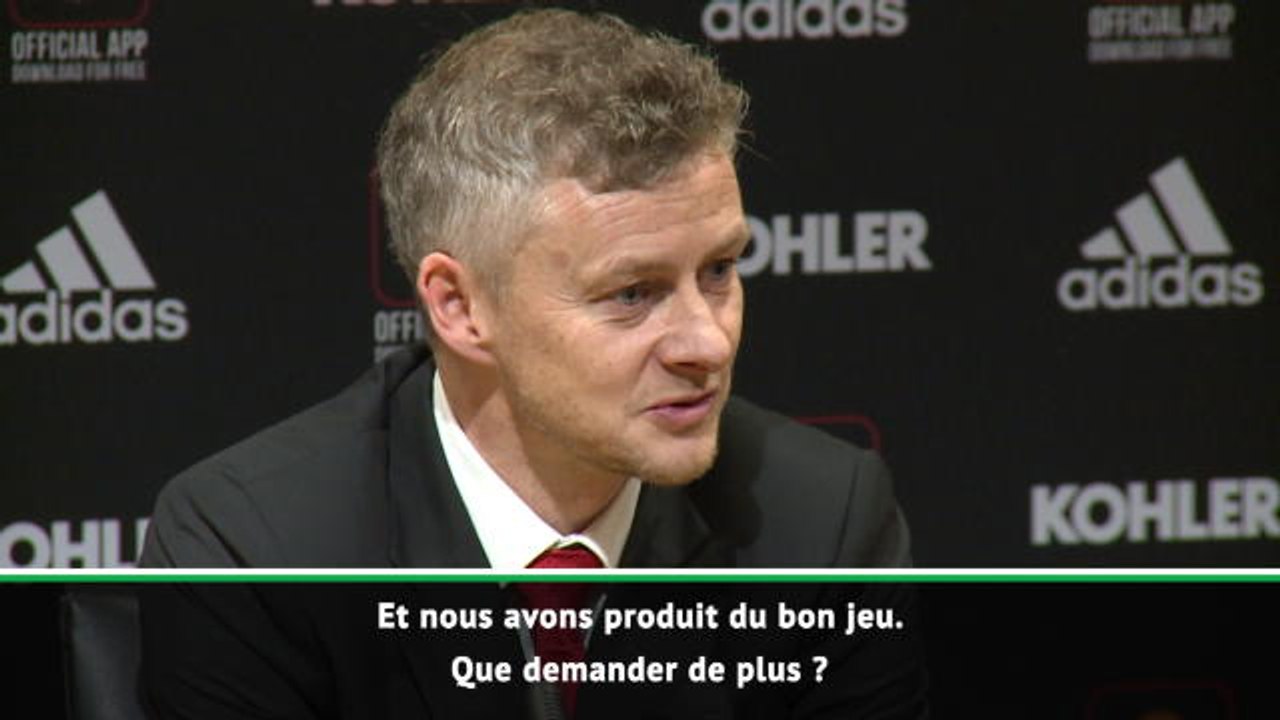 19e j. - Solskjaer : "Que demander de plus ?"