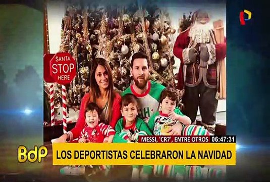 Navidad: así fue la celebración de los futbolistas nacionales e internacionales