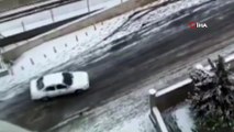 Ankara’da buzlu yollar sürücülerin kabusu oldu