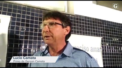 Lucio Camata, servidor publico, 54, primo da vitima, em entrevista no DML