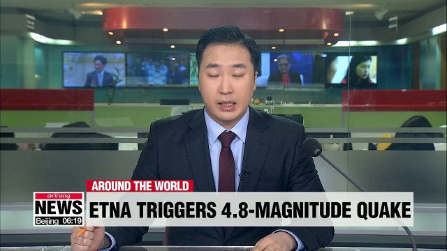 Mount Etna's eruption triggers 4.8 magnitude quake in Sicily