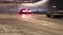 Ankara'da Buzlu Yollar Sürücülerin Kabusu Oldu
