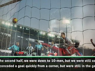 Allegri content with 'important' point