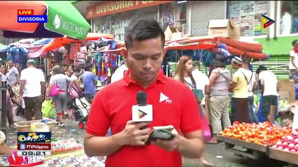 Update sa sitwasyon sa Divisoria