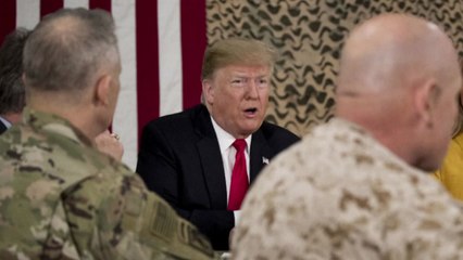 트럼프, 이라크 깜짝 방문..."미군 철수 계획 없다" / YTN