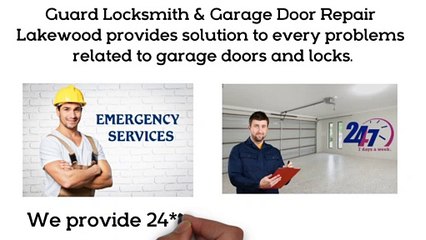 Guard Locksmith Garage Door Repair Lakewood Videos Dailymotion