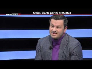 REPORT TV, REPOLITIX - ARSIMI I LARTE PERTEJ PROTESTES - PJESA E PARE