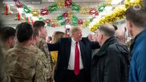 President Trump Visits Troops In Iraq On Christmas