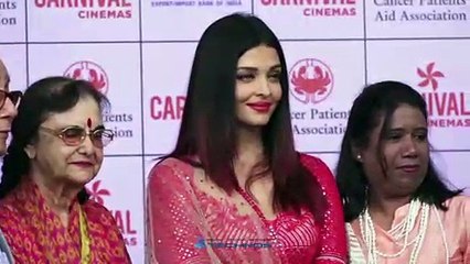 Aishwarya Rai Arrives At Celebrate Christmas Carnival With 200 Cancer Kids