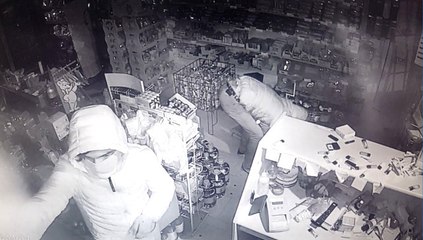 2 Saatlik Film Gibi Soygun Kamerada