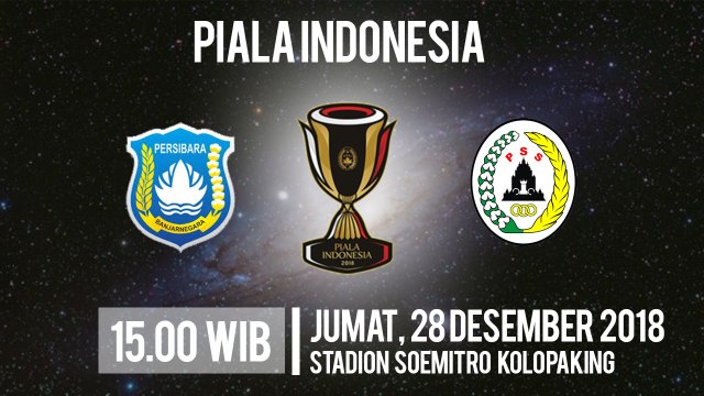 Jadwal Pertandingan Piala Indonesia Persibara Vs PSS Sleman, Jumat Pukul 15.00 WIB