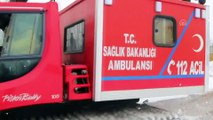 Böbrek hastası kadın paletli ambulans ile kurtarıldı - SİVAS