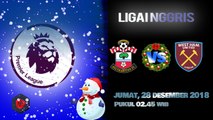 Jadwal Pertandingan Liga Inggris Southampton VS West Ham, Jumat Pukul 02.45 WIB