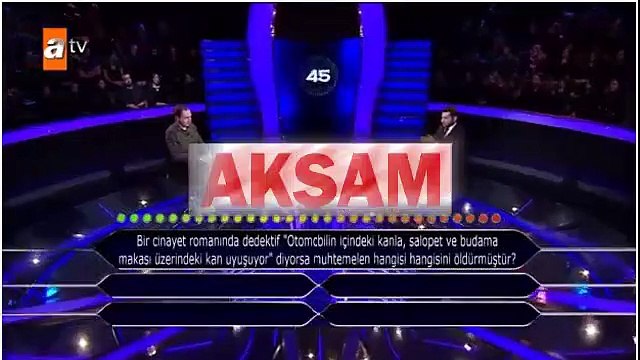 Kim Milyoner Olmak İster’e damga vuran soru
