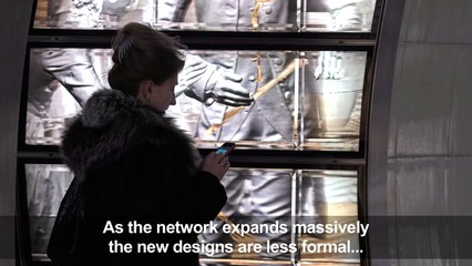 Moscow metro sheds soviet look with bold new stations