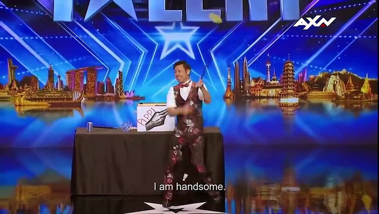 1..2..3 PIPPI! Comedy Magician Gets GOLDEN BUZZER on Asia's Got Talent - Magicians Got Talent