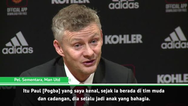 Pogba Bahagia Bermain Bagi Manchester United - Solskjaer