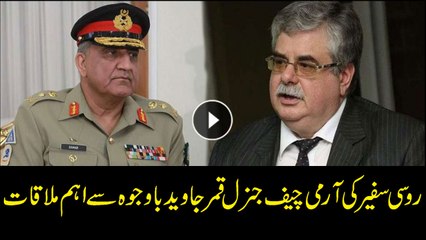 Russian Ambassador meets COAS General Bajwa
