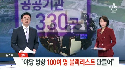 [김태우 단독인터뷰①] “야당 성향 100여 명 블랙리스트 만들었다”