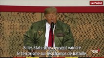 Donald Trump fait une visite-surprise aux soldats américains en Irak