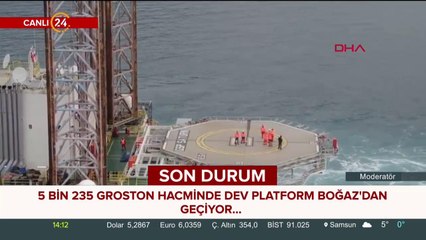 Boğaz transit gemi geçişlerine kapatıldı