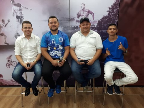Diário Esportivo com integrantes do Atlético de Cajazeiras