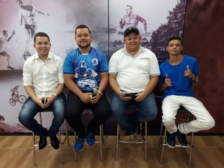 Diário Esportivo com integrantes do Atlético de Cajazeiras