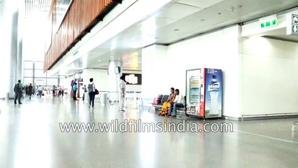 Flight takes off from Hyderabad and lands at Delhi airport