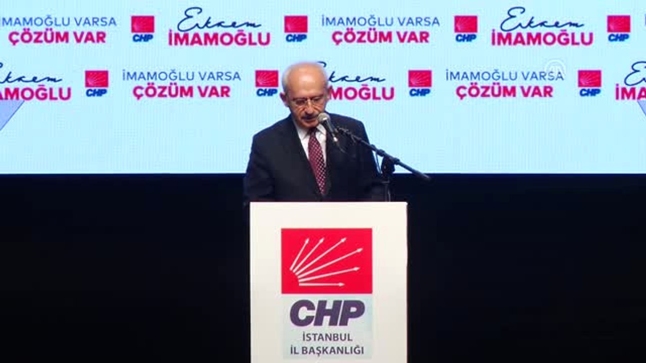 Chp, İstanbul Adayını Tanıttı - Kemal Kılıçdaroğlu (2) - İstanbul